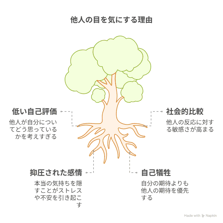 他人の目を気にする理由