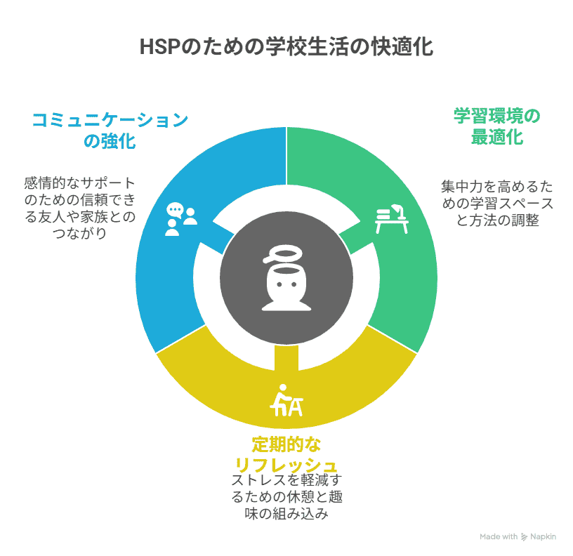 HSPとして学校生活を快適に過ごすための対策