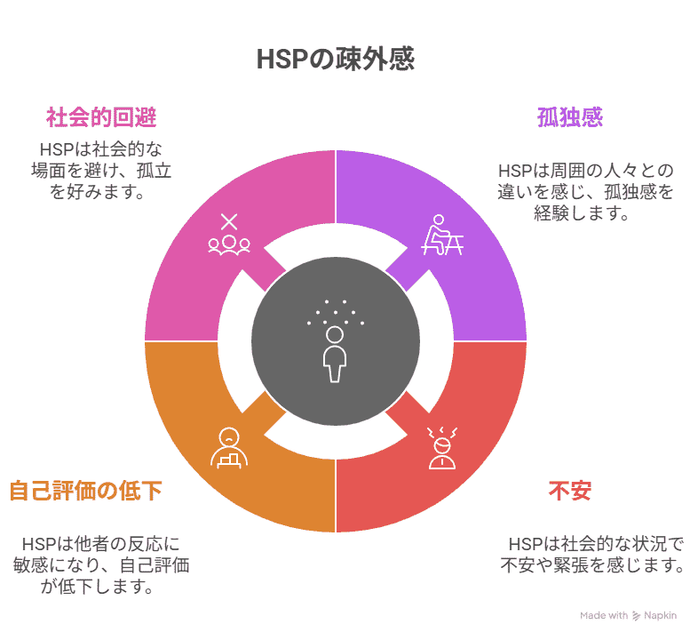 HSPが抱える疎外感