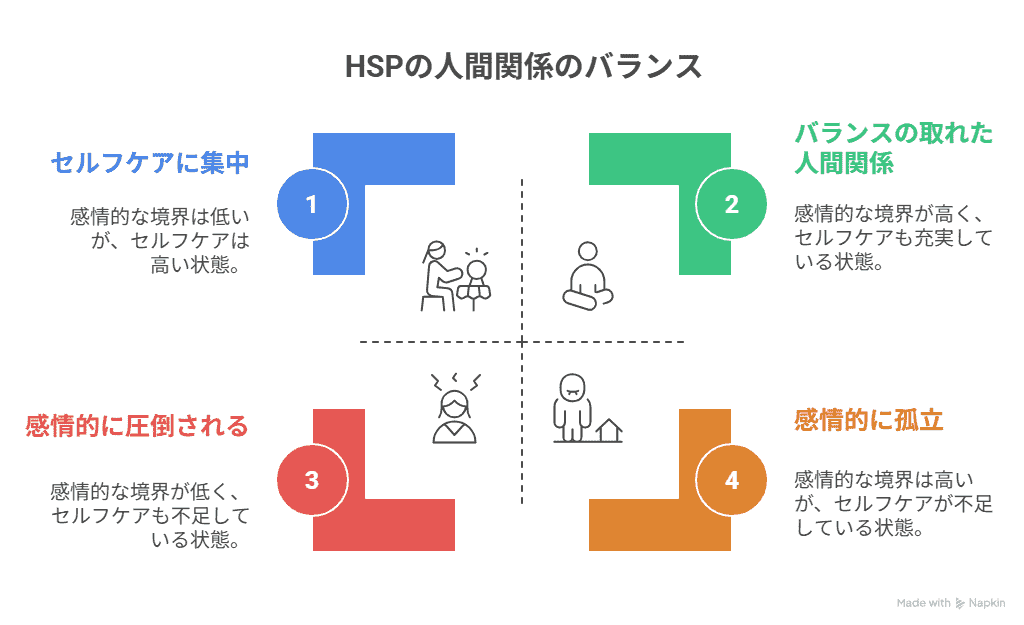 HSPと人間関係のバランス