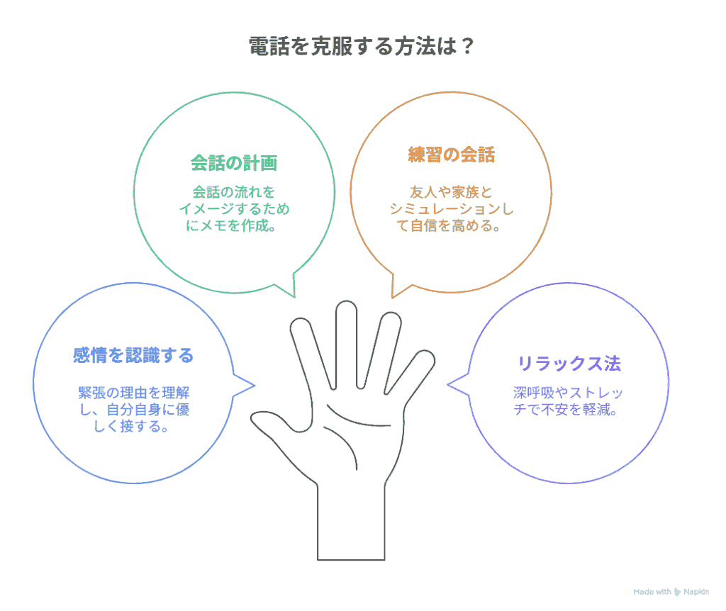 電話が苦手なのを克服する方法