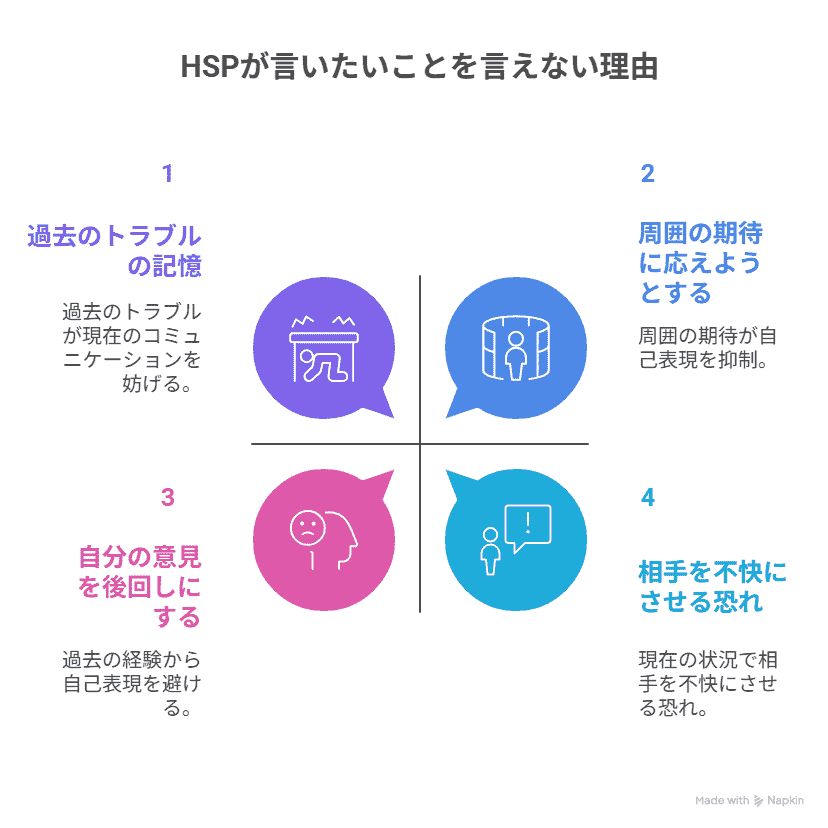 HSPが言いたいことを言えない理由