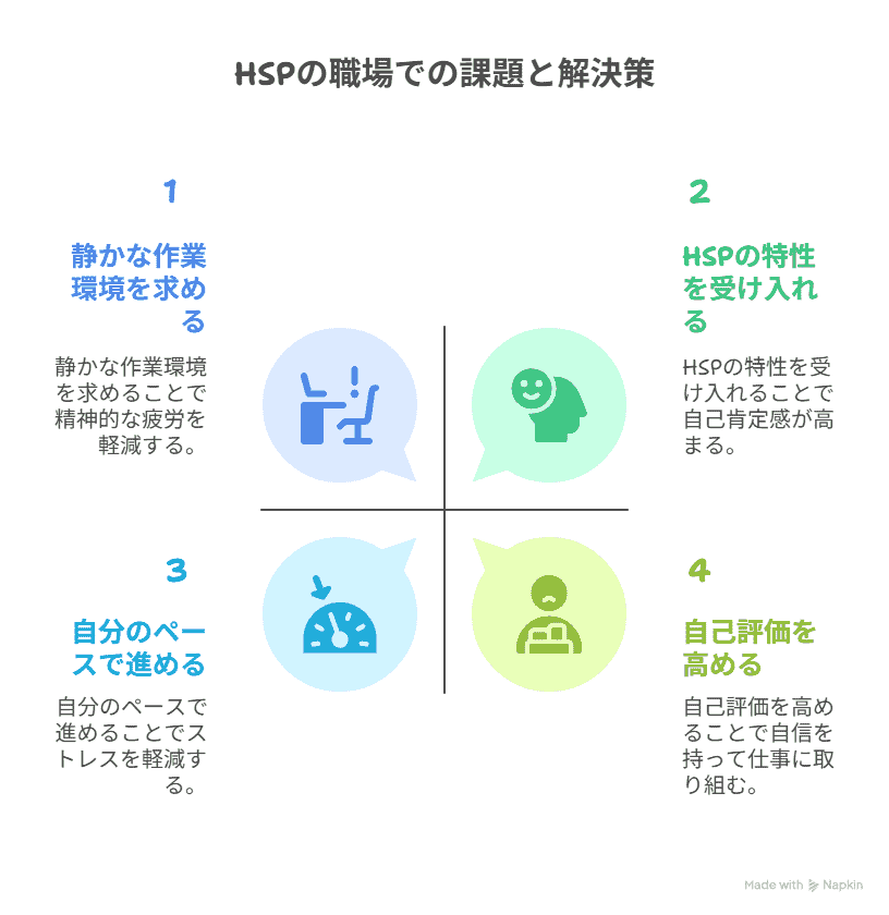 HSPの職場での課題と解決策