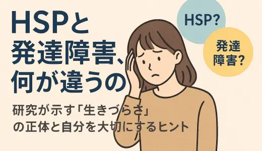 HSPと発達障害の違い